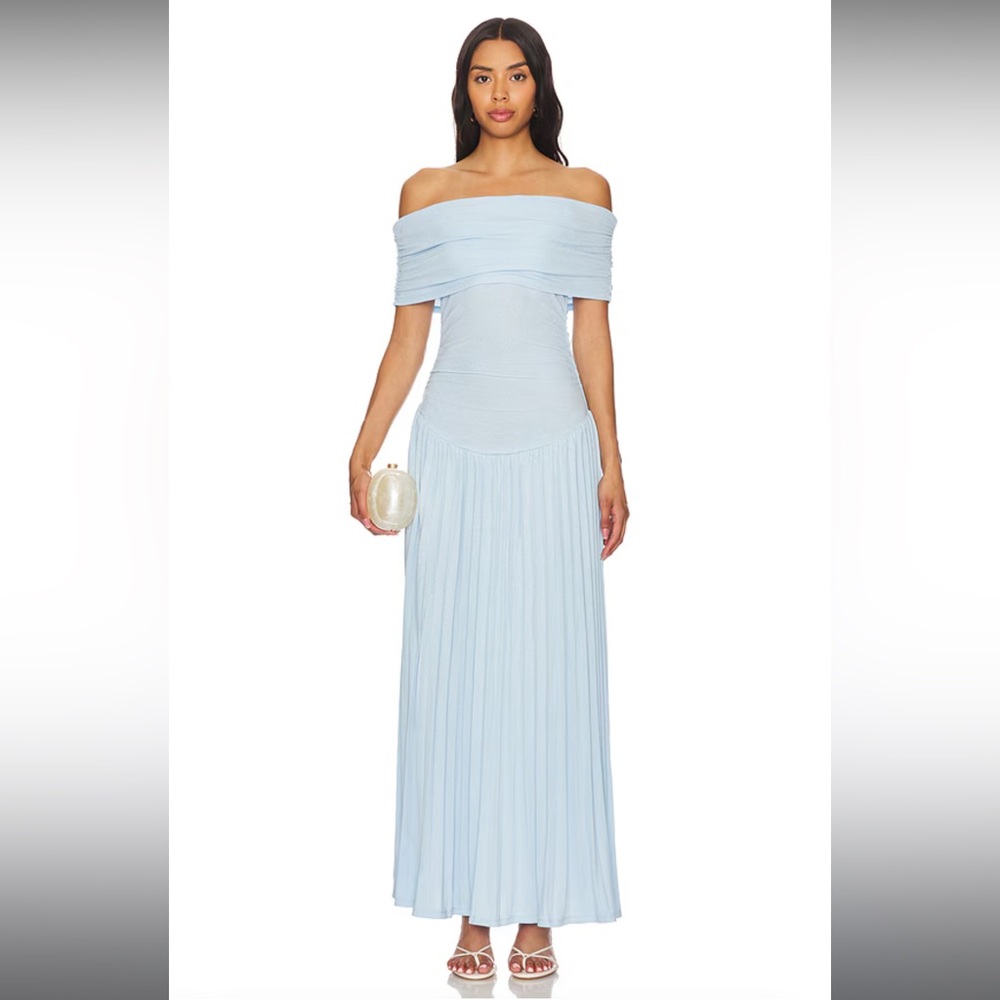 LIONESS Field of Dreams Light Blue Dress